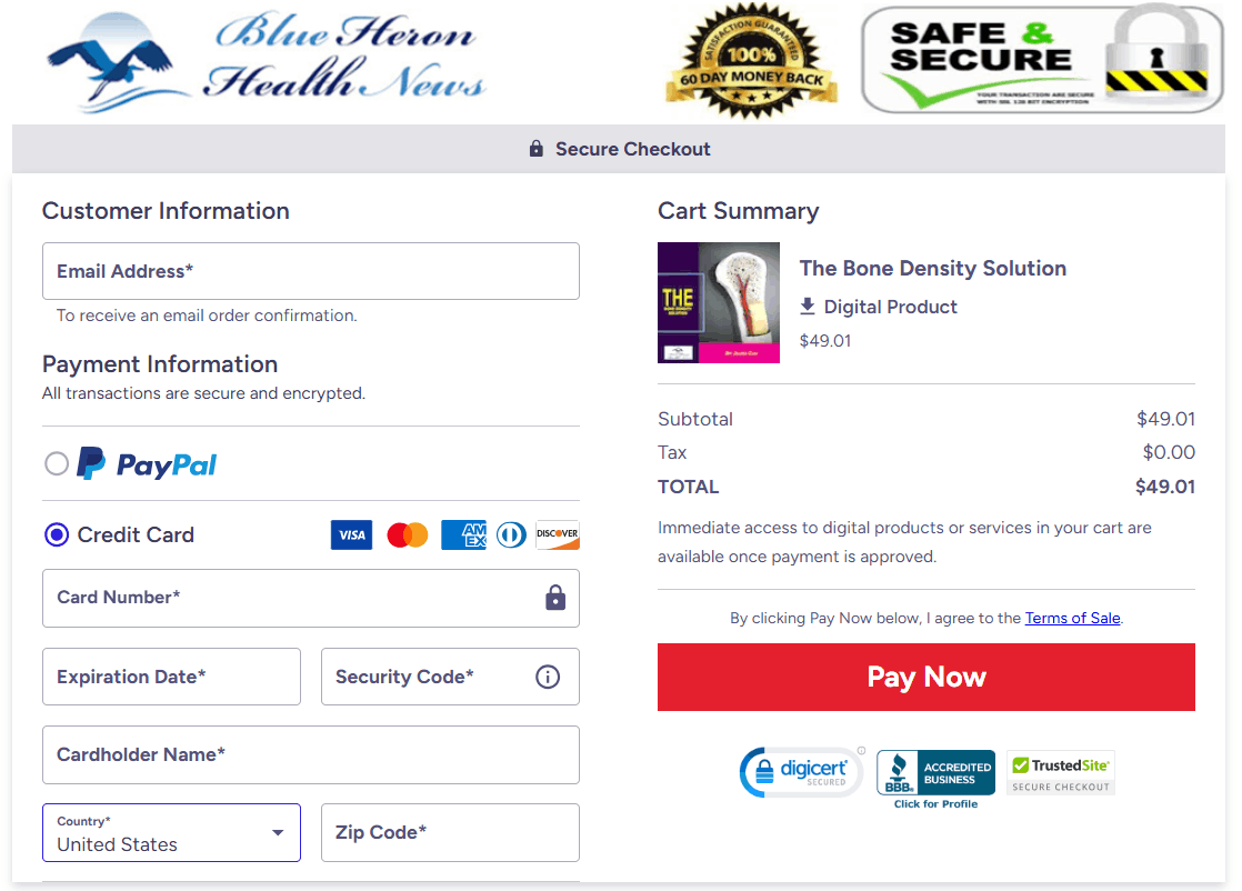 The Bone Density Solution 